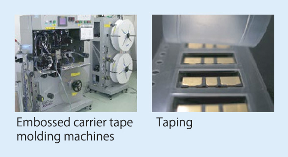 Embossed carrier tape